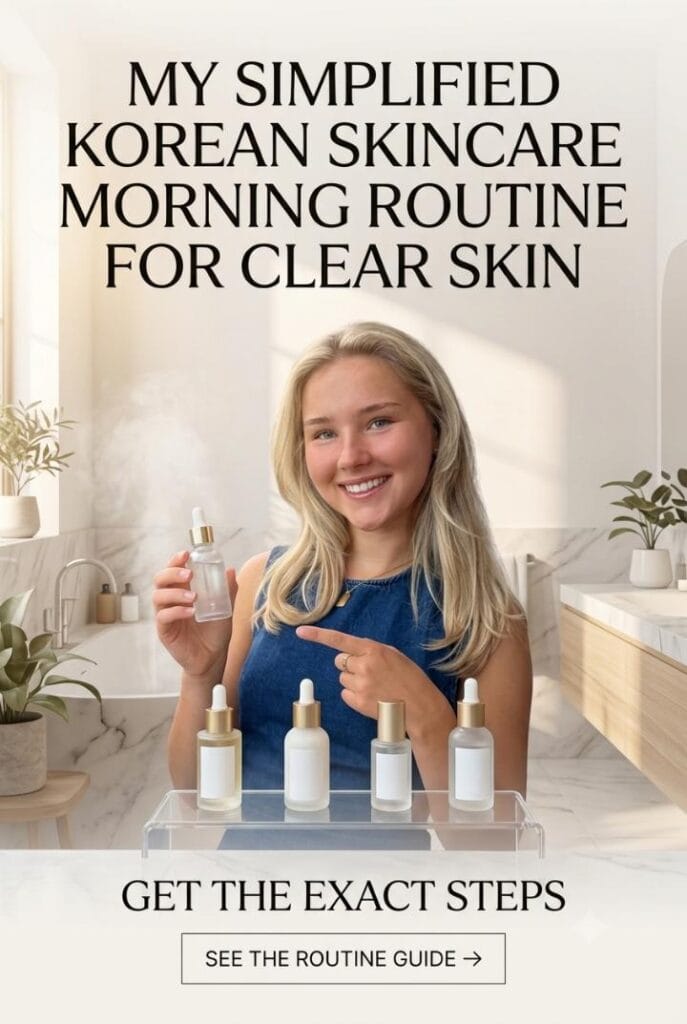 korean skincare morning routine