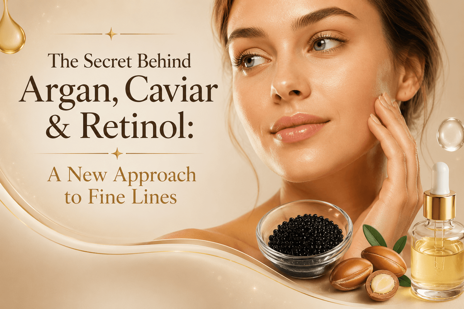 The Secret Behind Argan, Caviar & Retinol