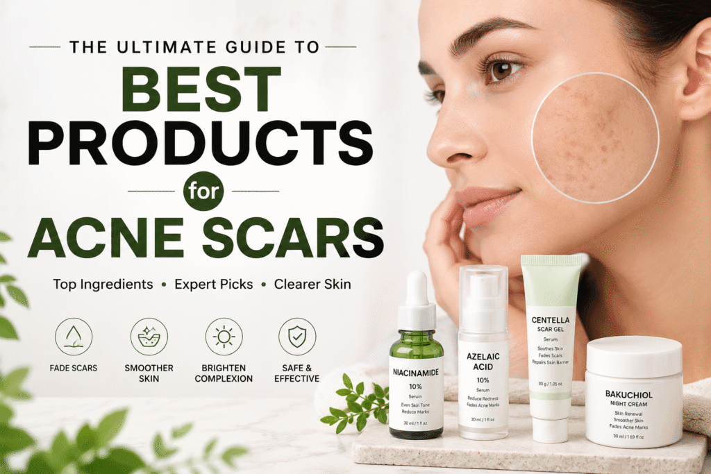 best products for acne scars