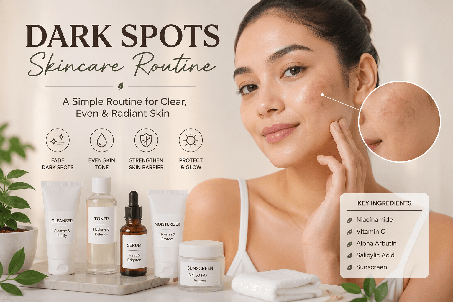 dark spots skincare routine