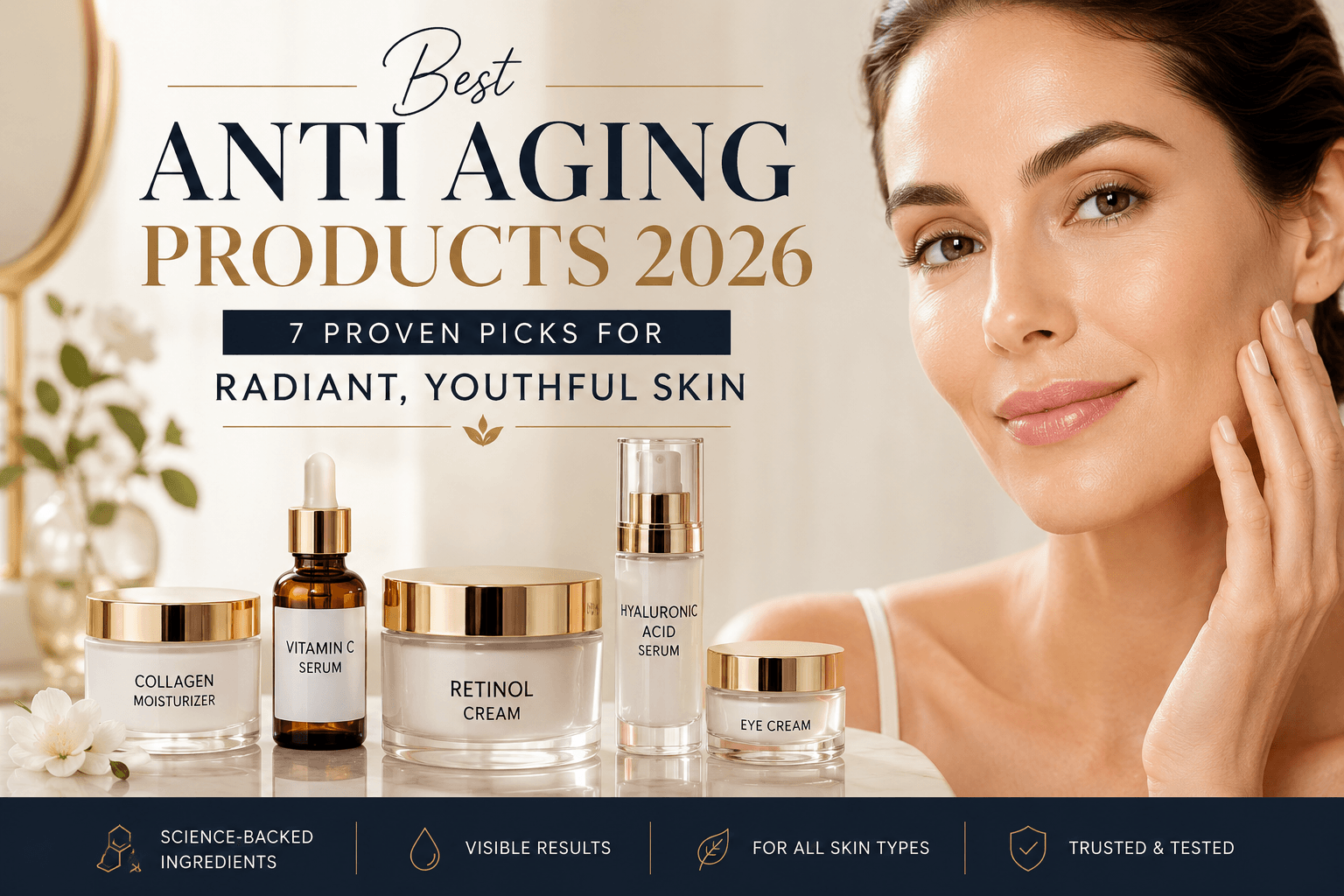 Best Anti Aging Products 2026: 7 Proven Picks for Radiant, Youthful Skin